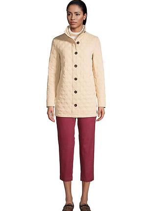 Жіноче коротке, утеплене, стьобане пальто, р.хл, пог 64, land's end