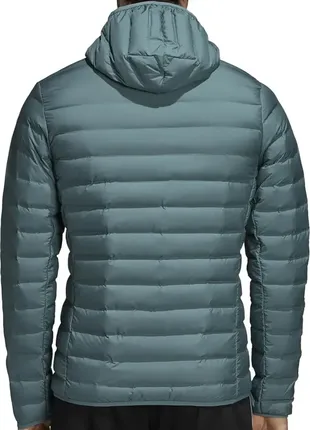 Оригинальный мужской пуховик adidas varilite soft hooded down jacket (cy8736)2 фото