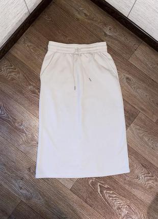 Спідниця утеплена міді h&m