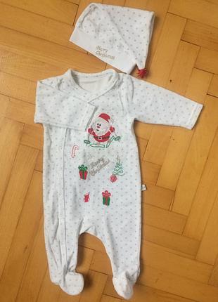 Новорічний чоловічок 0-3 міс.