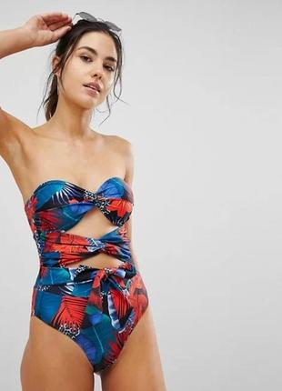 Відрядний купальник-бандо missguided