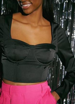 Чорна блуза na-kd