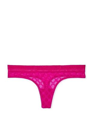 Яркие кружевные  трусики victoria’s secret