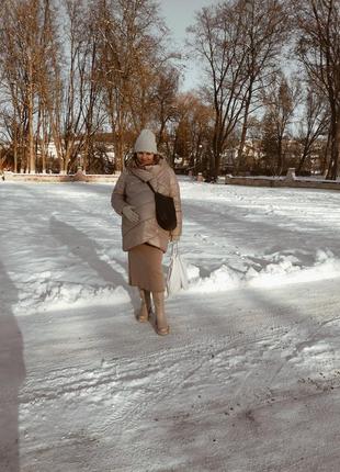 Зимова куртка oversized, куртка для вагітних
