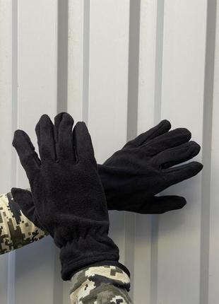 Удобные и теплые перчатки флис
