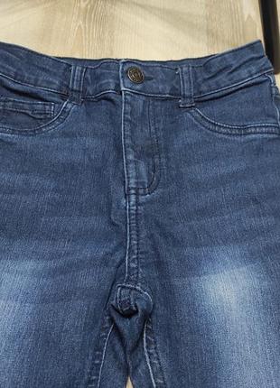 Плотные джинсы mom слим, высокие стрейч джинсовые штаны скинни george на 7-8 лет9 фото