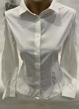 Белая базовая рубашка