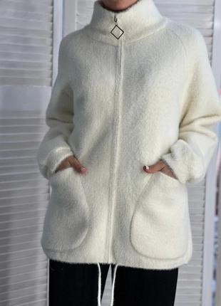 Пальто альпака туреччина 50-58 люкс якість