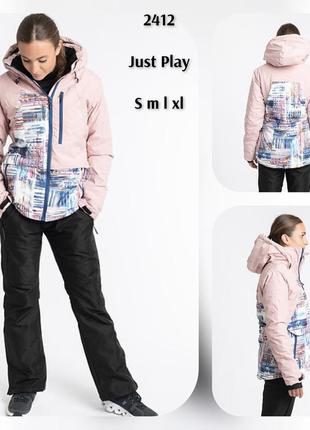 Just play, термо куртка лыжная женская , зимняя куртка горнолыжная3 фото