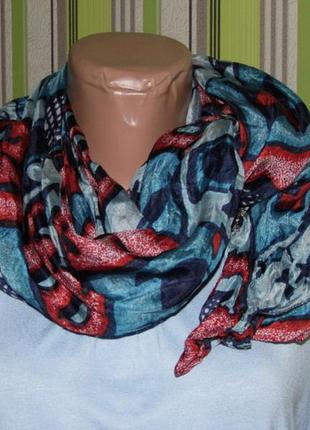 Річний шарфик - шовк - 42х145