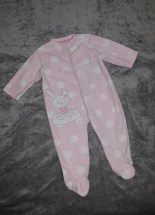 Теплий флісовий чоловічок сліп