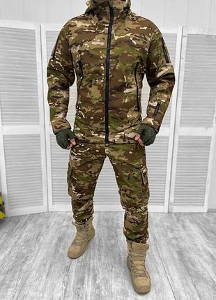 Тактичний костюм soft-shell multicam illusion.