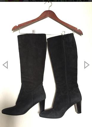 Чоботи італія натуральна замша