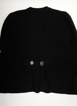 Двобортна молодіжна в'язана кофта рукав кльош 3/4 бренду papaya3 фото