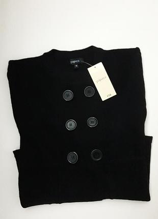 Двобортна молодіжна в'язана кофта рукав кльош 3/4 бренду papaya5 фото