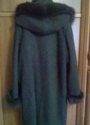Жіноче зимове пальто великого розміру 58-603 фото