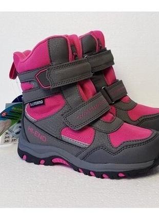 Термо черевики зимові для дівчинки bg termo