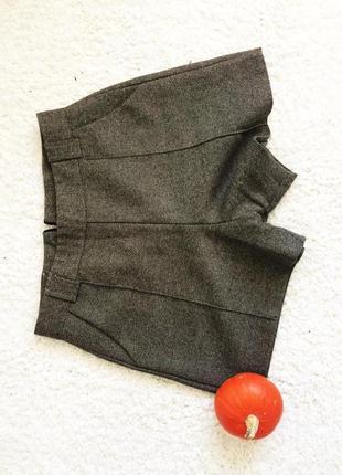 Шерстяные шорты серые на подкладке2 фото