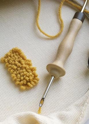 Игла для ковровой вышивки lavor 4 мм с улучшенной рукояткой