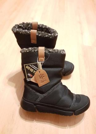 Зимові черевики clarks tri aspen gtx black1 фото
