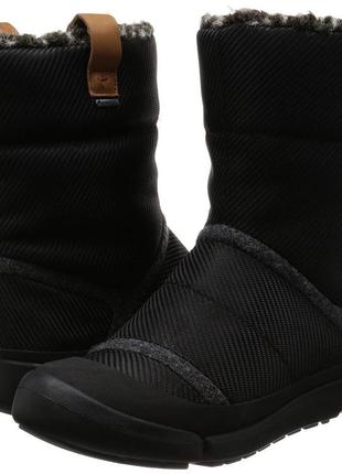 Зимові черевики clarks tri aspen gtx black5 фото