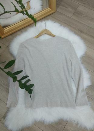 Chicoree базовий трикотажний кардиган в рубчик светр джемпер кофта на гудзиках бежевого кольору розмір l xl xxl5 фото