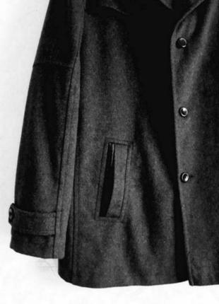 Стильное тёплое пальто на утеплителе, 54-56, шерсть, полиэстер, walbusch4 фото