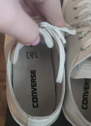 Кеды кожаные оригинал converse5 фото