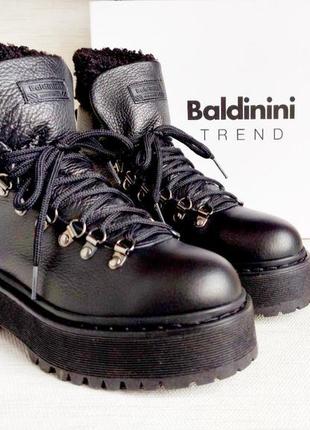Кожаные осенние/ весенние/ демисезонные брендовые ботинки 39 размер baldinini 🇮🇹4 фото