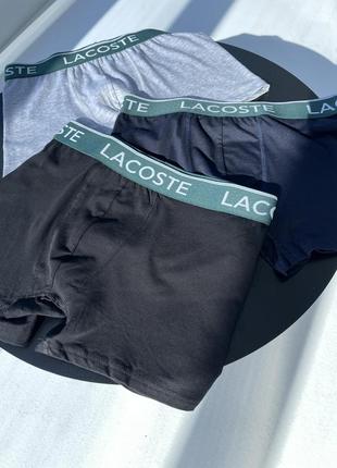 Труси lacoste (3 шт.)2 фото