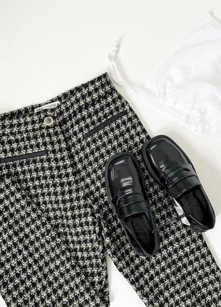 Твідові штани брюки zara