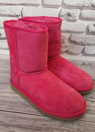 Черевики ugg k classic short serein рожеві р 38