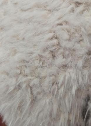 Эко мех мех меховый жилет искусственный мех под овчину2 фото