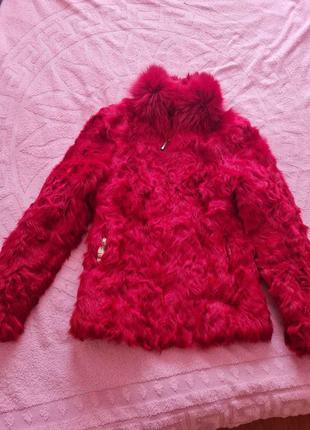 Натуральна шуба з козлика