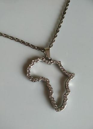 Цепочка з кулоном кристали стрази