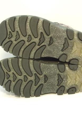 Дитячі зимові чобітки з підсвіткою дутики сноубутси р. 286 фото