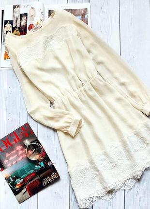 Красивое платье с кружевом river island