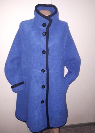 Великий розмір шерсть пальто niederberger
