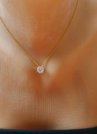 Цепочка с фианитом 4