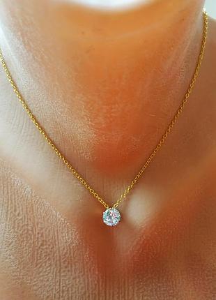 Цепочка с фианитом 3