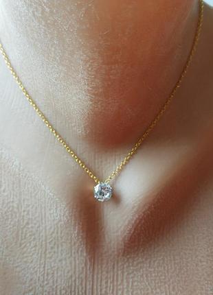 Цепочка с фианитом 2