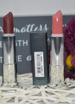 Матовая помада для губ maybelline new york color sensational mattes nudes