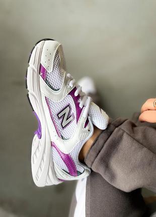 Кросівки new balance 530 white/purplе9 фото