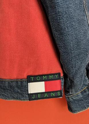 Tommy hilfiger jeans оригинал сша мужская куртка джинсовка шерпа размер m6 фото