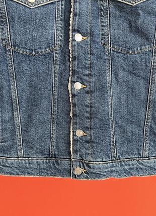 Tommy hilfiger jeans оригинал сша мужская куртка джинсовка шерпа размер m4 фото
