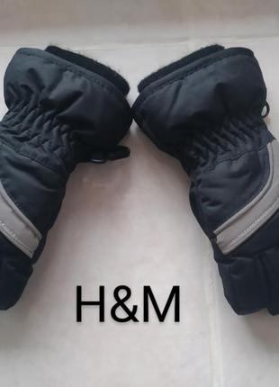 Рукавиці краги  нові теплі зимові на флісі бренду 2-4 h&m thinsulate uk 3-4 eur 98-104