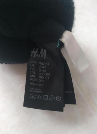 Перчатки краги новые теплые зимние на флисе бренда h&amp;m thinsulate 3206 3-4 eur 98-1044 фото