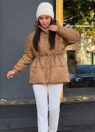 Зимова куртка жіноча 👍🏻 новинка сезону осінь зима 2023