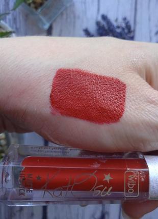 Жидкая помада для губ wibo katosu matte lipstick тон 23 фото