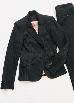 Стильный элегантный брючный костюм брюки палаццо5 фото
